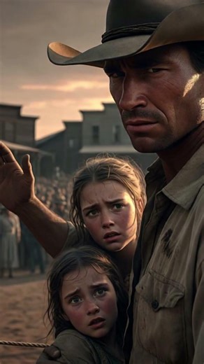 He Bought Them at a Dustfall Ridge Auction — Then Took Them to His Ranch for Freedom. #wildwesttale