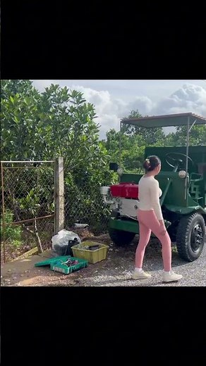 Genius girl COMPLETELY RESTORED a 4 wheel car like new