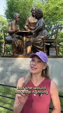Why is Sojourner Truth missing her finger on the Women's Rights Pioneers Monument in Central Park