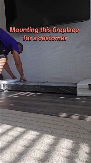 Fireplace Installation #fireplace #shorts