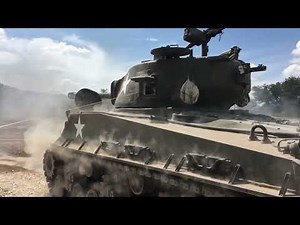 Sherman Tank Firing Main Gun [ COMPILATION ] Sherman In Action