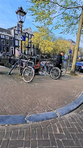 Amsterdam street view 😍🥰 #amsterdam #reels #netherlands #reelsfb | Amsterdam Photo Of The Day