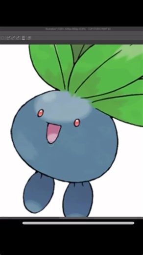 Combining gengar and oddish to make an evil baby vegetable, I guess. Thank you for ingesting my weird pokemon art. #oddish #gengar #pokémon #pokemonfusion #pokemonedit