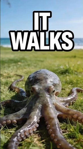 Octopus Survival Trick Out of Water Revealed #nature #ocean #shorts