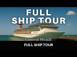 CARNIVAL MIRACLE DECK-BY-DECK TOUR 🚢 | Secret Spots, Dr. Funkenstein’s Lab & More!