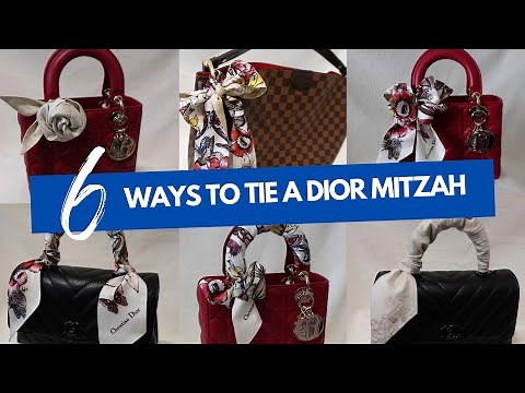 How to tie a Dior Mitzah Scarf (step-by-step)
