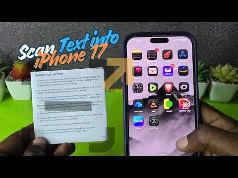 Extract Text From Picture iPhone 17 Pro Max