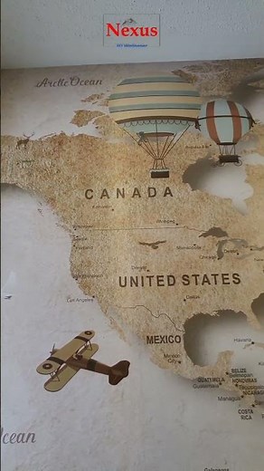 Adventure starts at home ✈️🌍 | World Map Custom 3D Wallpaper