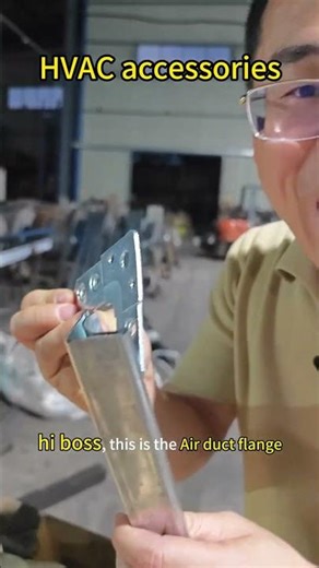 Air duct corners & flanges for HVAC projects✔ Easy assembly✔ Tight sealing✔ Strong connection✔ #duct