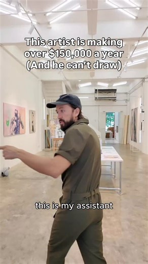 Rudy Meyer on Instagram: "Most artists don’t fail because of talent. They fail because they have no system, no brand, no plan. 📦 No art school, started at 40 🎨 Can barely draw a stick figure 💵 Made $192K last year selling paintings 🖼️ Zero gallery, 100% direct to collectors I’ve sold in 40+ countries and created real freedom… all without being able to sketch properly. If you’re a painter but tired of being invisible… → I made a private 40min video showing exactly how I did it. DM me “system”