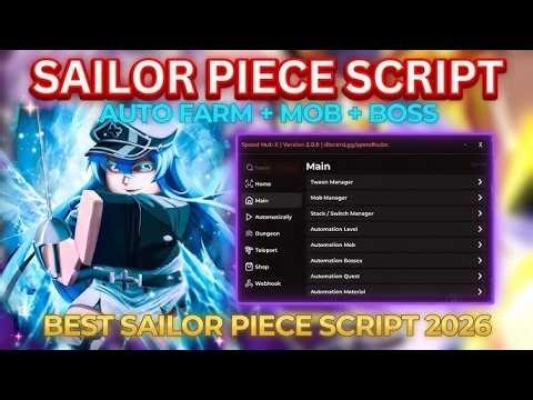 BEST! Sailor Piece Script *NO KEY* — Auto Farm, Auto Dungeon, Auto Boss, Quest, Kill Aura and More!🍀