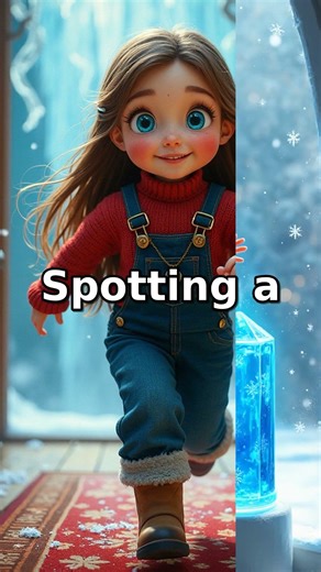 Drip Beats: The Ice Drum That Calls a Snowstorm of Gifts! #Shorts