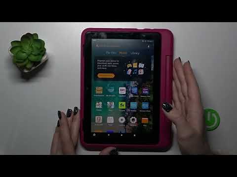 How to Turn On/Off Silent Mode on AMAZON FIRE HD 8 KIDS PRO - Sound and Vibrations Settings