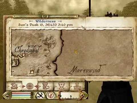 Going to Morrowind in Oblivion