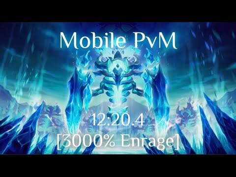 RS3 Mobile: Arch-Glacor [3000% Enrage] - 12:20.4 w/ Necromancy
