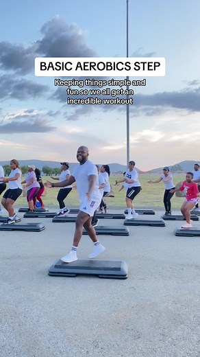 Join a Fun and Effective Basic Aerobics Step Class with Mpho J. Molepo