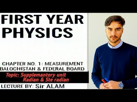 Deriving Radian & Steradian 📐 | Ch 1 Measurement | 11th Physics