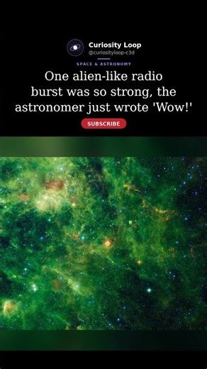 The Wow! Signal explained 📡 #space #universe #mystery