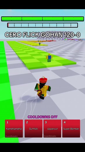 Gohan 120-0 Combos and Strategies in ABA Roblox