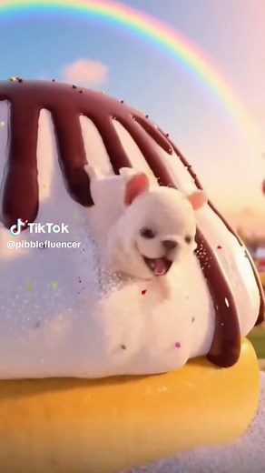 Cute Puppy Enjoys Belly Rubs in Summer