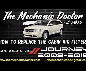 How to Replace the Cabin Air Filter : Dodge Journey 2009-2016