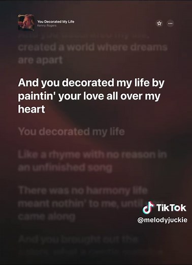 Kenny Rogers - You Decorated My Life Karaoke
