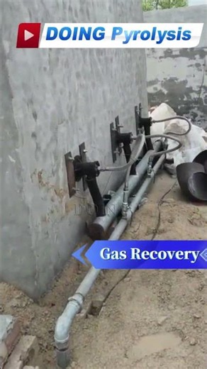 India Tyre Pyrolysis Plant in Operation | DOING Waste Tire to Oil Refining Machine Full View