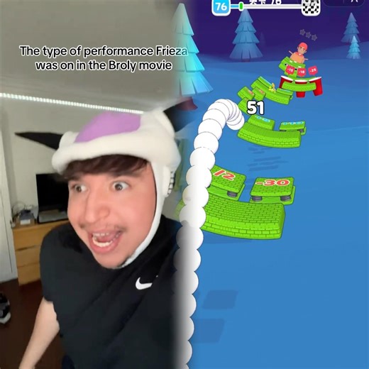 How Frieza was moving in the Broly movie 😂😂 #anime