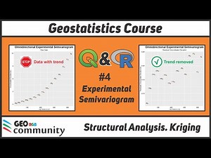 🚀 04 Experimental Semivariogram. Structural Analysis for Kriging / Cokriging