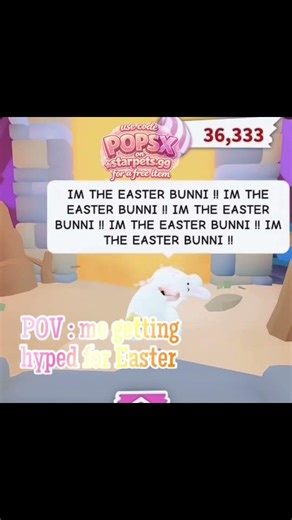 POV: me getting hyped for Easter 🐣#adoptme #2016 #preppy #viral #cute