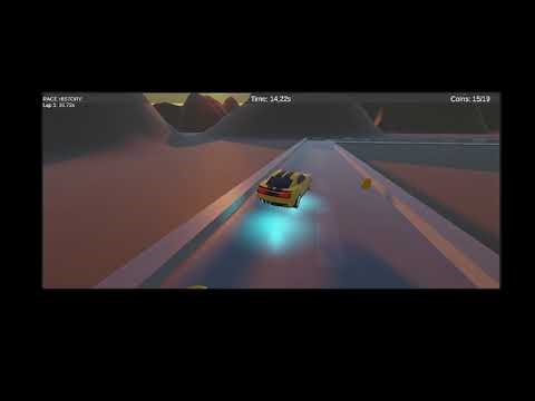 Unity Showcase: Hover Car Racing Game | Computer Graphics Project AUEB