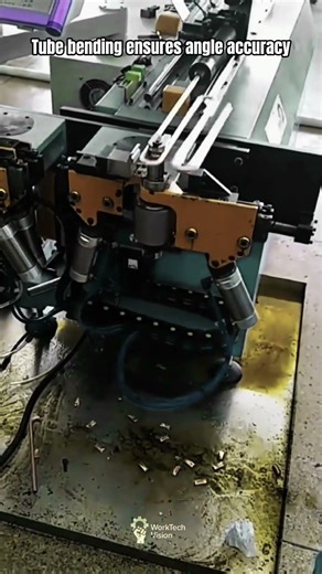 Automatic Metal Tube Bending with Hydraulic Forming System