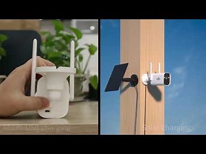 Hiseeu C40 4MP Solar Battery Powered Security Wireless Camera Full Feature Presentation Showcase
