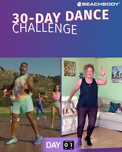 It’s never too late to learn new dance moves! ✨🕺🏾 Join my easy-to-follow 30-day dance challenge on Let’s Get Up! and we will find endless amounts of JOY and see amazing results through fun dance movements. You don’t want to miss out on this party. Sign up today on Beachbody On Demand for just $8.25 per month with an annual plan. | Shaun T