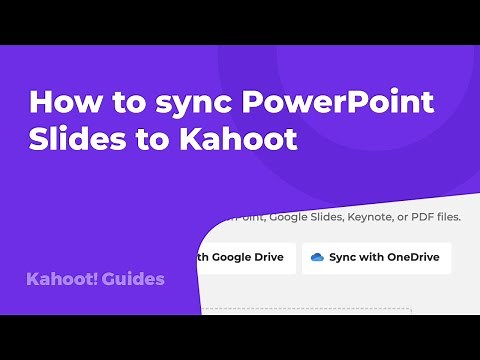How to sync PowerPoint Slides to kahoot