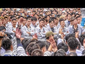松山秋祭り2024 【湯之町vs溝辺町】大神輿 鉢合わせ① 喧嘩神輿 道後温泉駅前 2024.10.07 愛媛県松山市