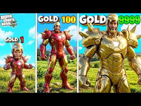 SHINCHAN Upgrade SUPER GOLD IRON-MAN in GTA 5