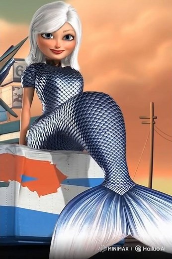Susan Murphy from monsters vs. aliens mermaid transformation video #2
