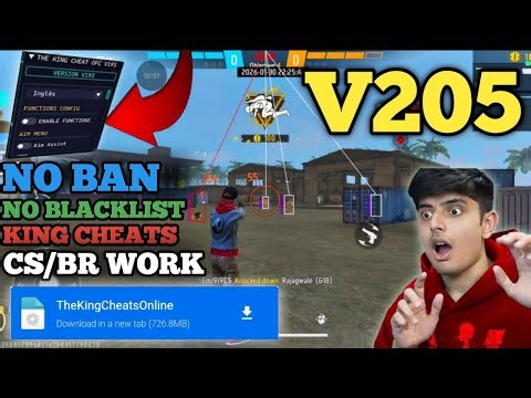 THE KING CHEATS V205 | Free Fire Mod Menu | Mod Menu Free Fire | Free Fire Hack Mod Menu | Gringo xp