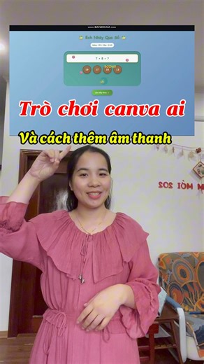 Làm trò chơi tương tác và thêm âm thanh vui nhộn trên canva #moinguoi #giaovienmamnon #giaovientieuhoc #giaovien #canva #capcut_edit | Nguyễn Hoài