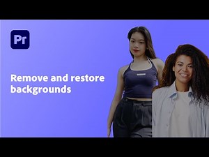 Remove and restore the background