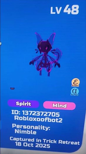 FINALLY GOT A GLEAM HALLOWEEN DUSKIT #loomianlegacy #pokemon