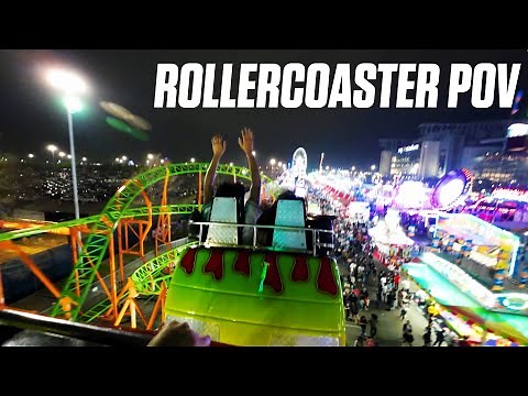 ROLLERCOASTER POV🎢 | RODEOHOUSTON Carnival Rides