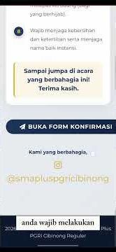 Tutorial | penggunaan Website undangan pelepasan siswa/i SMA PLUS PGRI CIBINONG