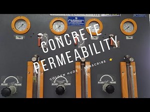 Concrete Permeability Test :: Concrete Technology :: Civil Engineering.