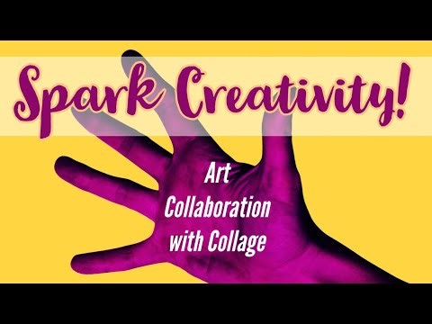 Spark Creativity: Art Collaboration Through Collage with ‪@KerriBevisArtlife‬