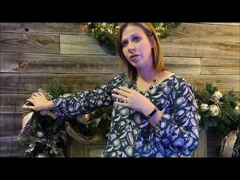 Simple Garland + Designer Ribbon Trick