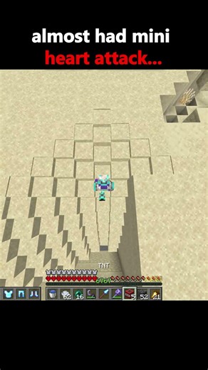 Almost Had Mini Heart Attack #minecraft