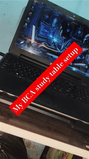 My BCA study table setup | bca students study time | I,m bca students from @arka jain University
