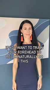 If you want to train your forehead to relax naturally do this. This easy facial massage will signify to your frontalis muscle in your forehead that it can relax. We hold so much tension in that area plus tend to over express there as well. Do this simple Face Yoga exercise for up to 1 minute each day. | The Face Yoga Expert